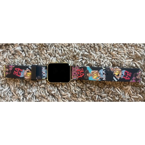 RARE Nikki Smart Watch- Colorful “love” Cartoon Designs. RARE Fount Nowhere Else - Picture 1 of 2